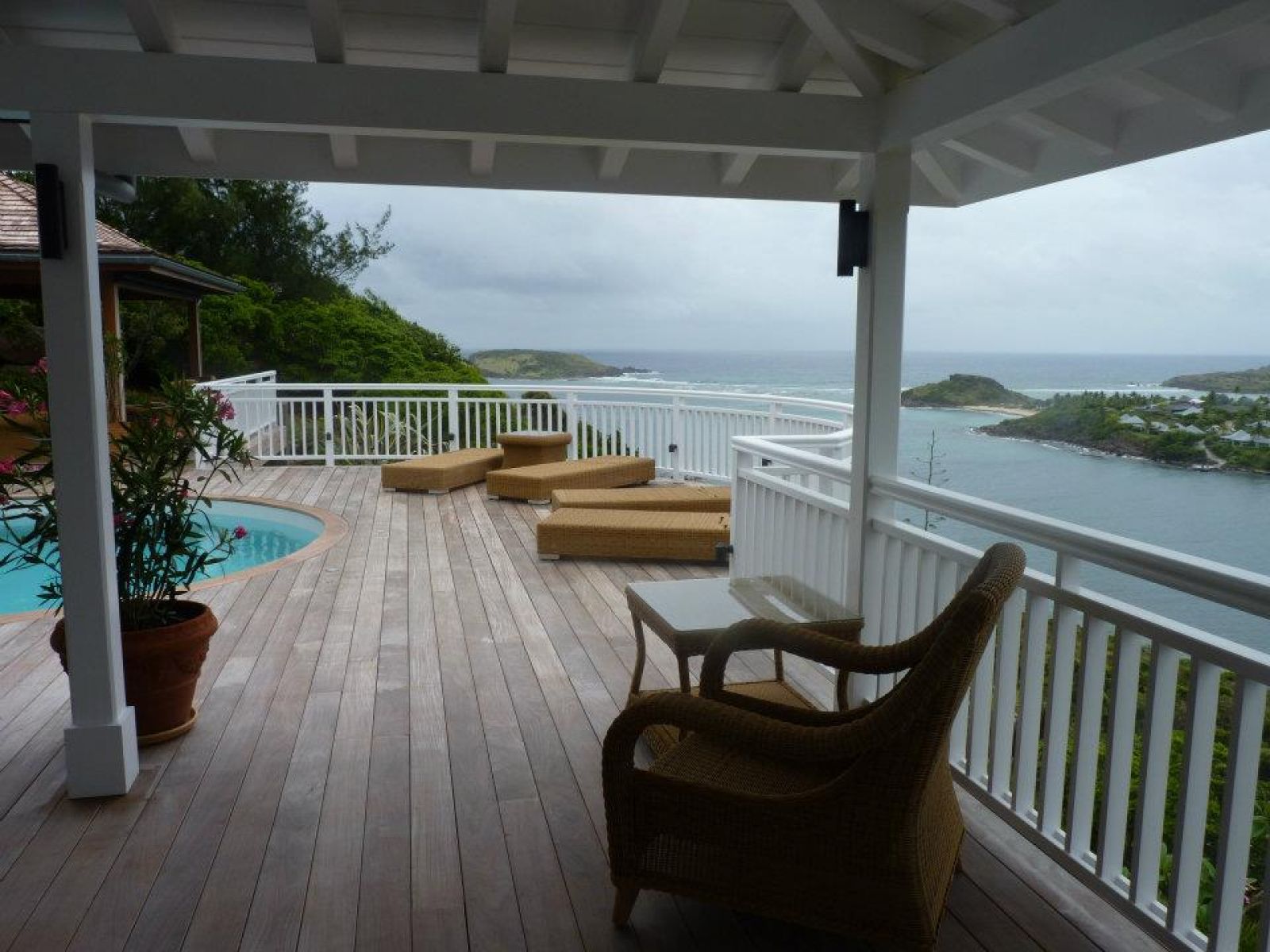 Galerie en deck ipé du Brésil