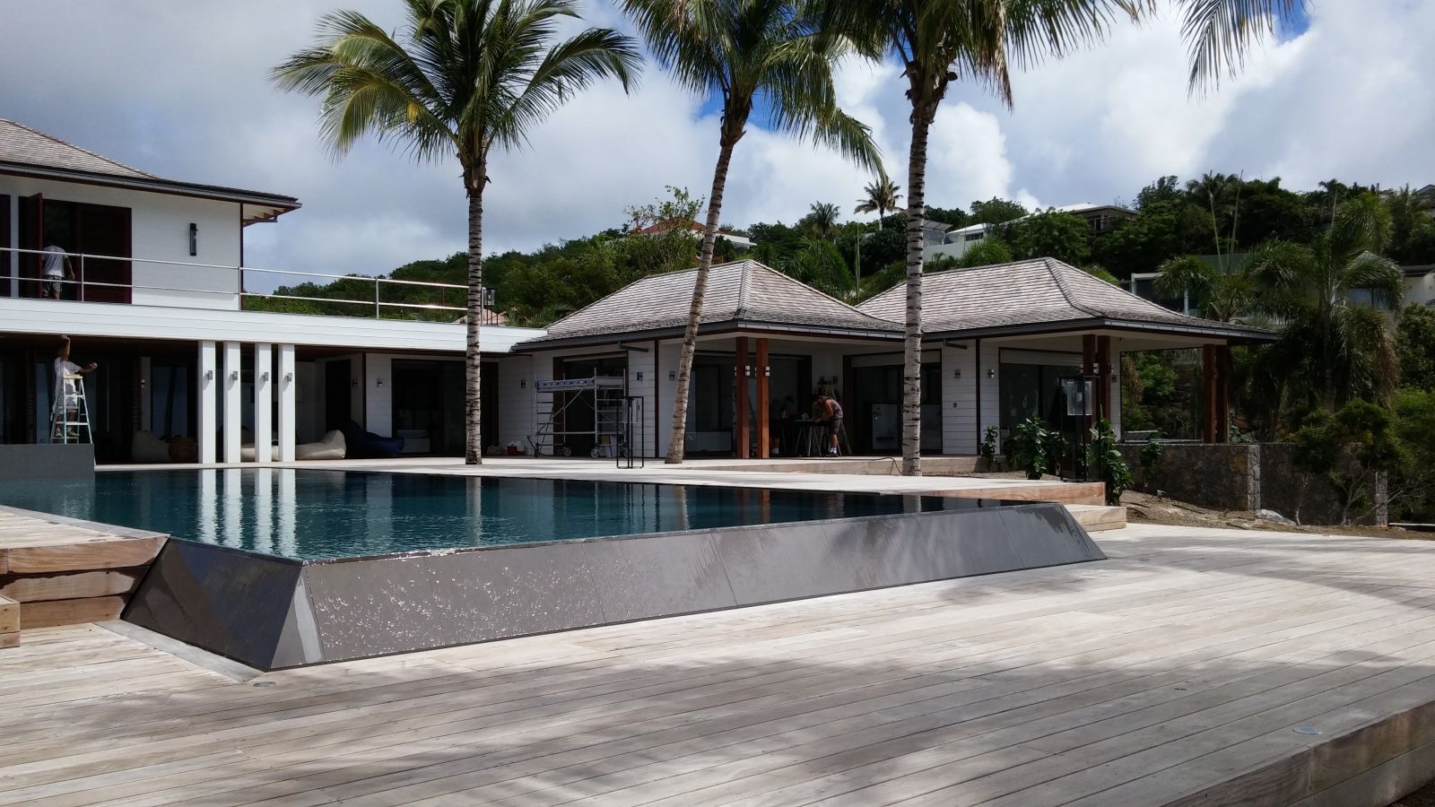 Villa aux Caraibes couverte en shingles de Wallaba