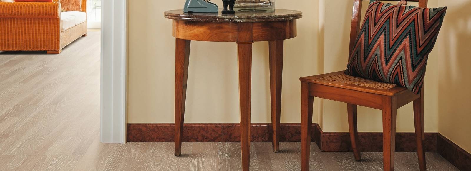 Parquet HARO chêne blanc fumé cérusé Tundra brossé