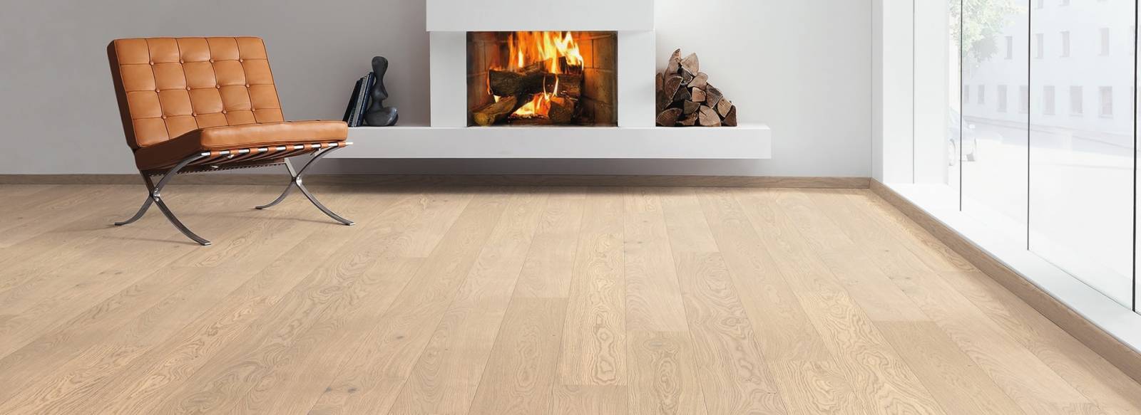 Parquet HARO Chêne blanc markant brossé