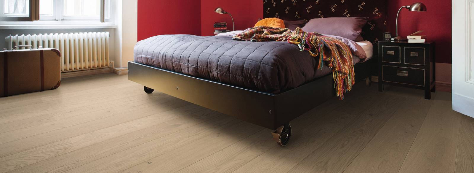 Parquet HARO Chêne  gris sable markant brossé